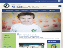 Tablet Screenshot of fallriverschools.org